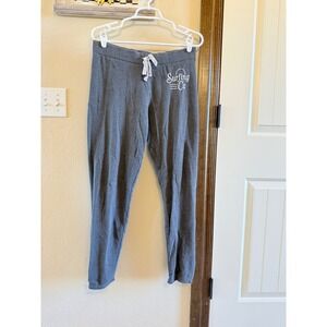 Vintage Hollister Gray Surfing CA Embroidered Joggers Size S Lightweight